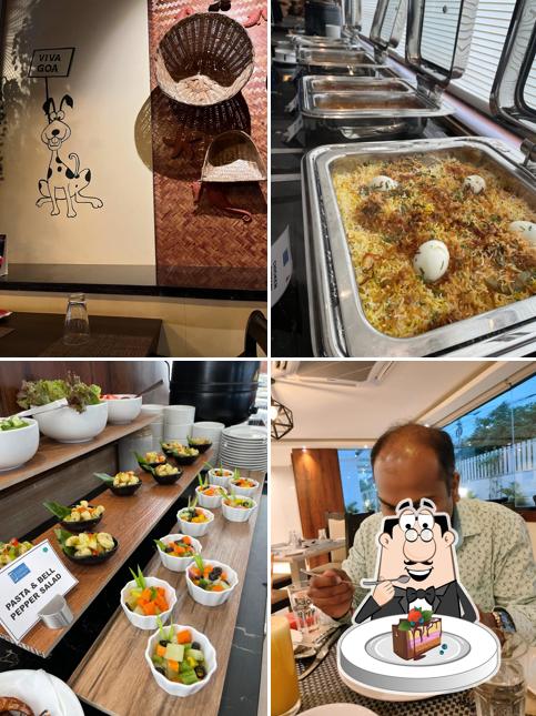 Chocolate cake at Blue Salt & Coffee