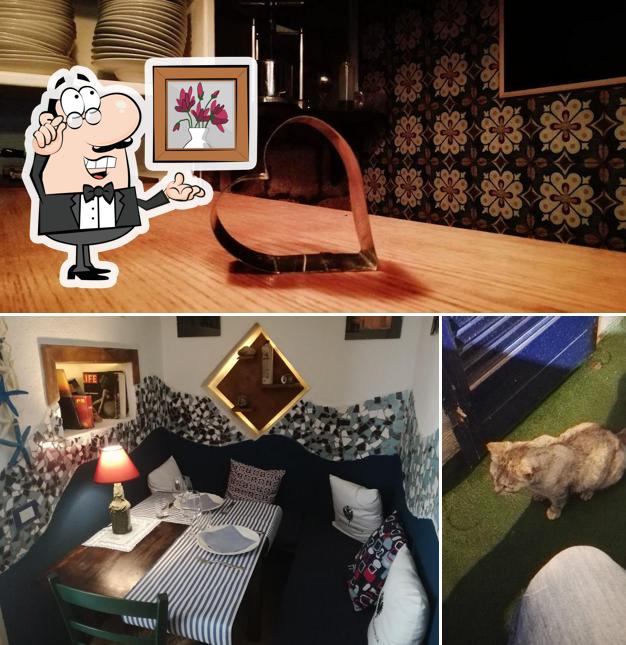 Gli interni di Capo Blu