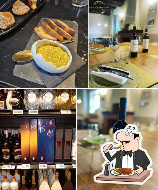 La cibo e bevanda del ristorante