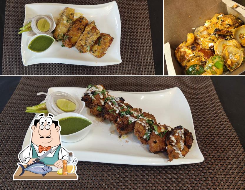 Grilled salmon at Chef Kapoor's