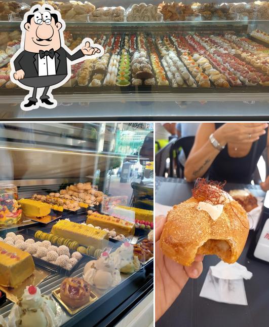 Questa è la foto che raffigura la interni e cibo di Pasticceria Maurizio amodeo
