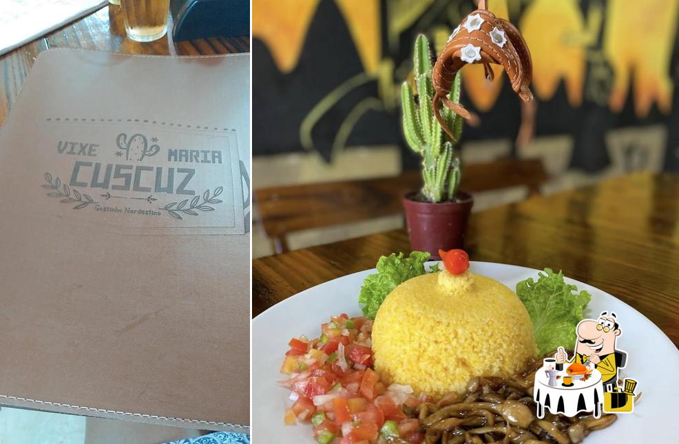 Comida em Vixe Maria Cuscuz Gostinho Nordestino