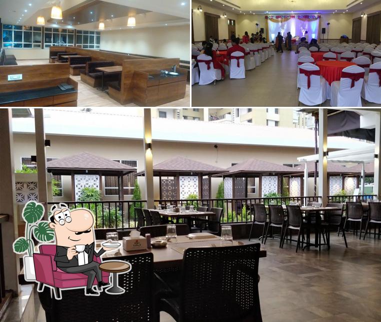 The interior of Bird Valley Wakad Restaurant and Bar