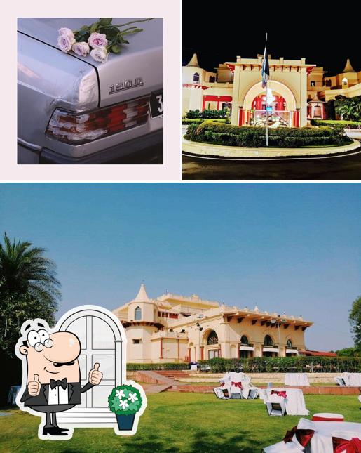 This is the image showing exterior and interior at Marble Arch