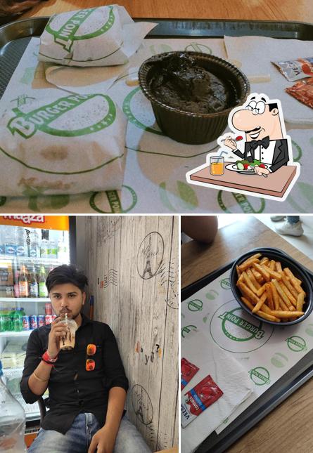 The restaurant's food and beverage