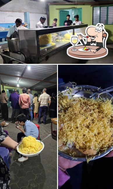 This is the picture displaying food and interior at DVS Circle Pani Puri