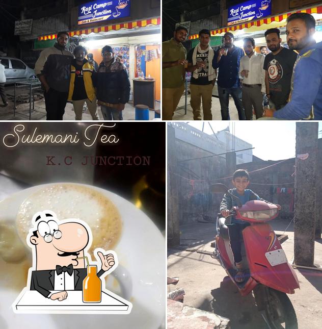 Enjoy a beverage at Qazi Camp Junction