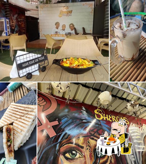 Food at Sheroes Hangout Cafe