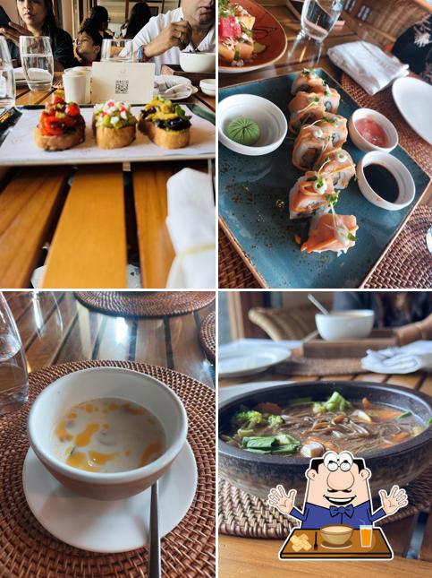 Clam chowder at The Verandah