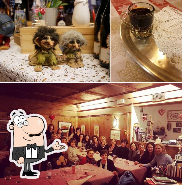 Gli interni di La Tavernetta di Cortina