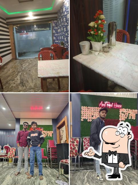 The interior of Amit Rest House & Restaurant