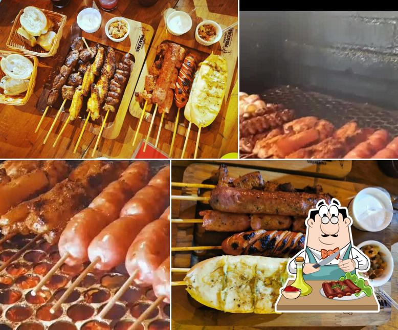 Costelas de porco em Espetinhos Piracema