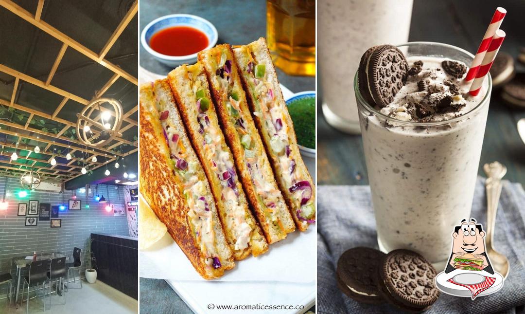 Club sandwich at CB Pizza Maker