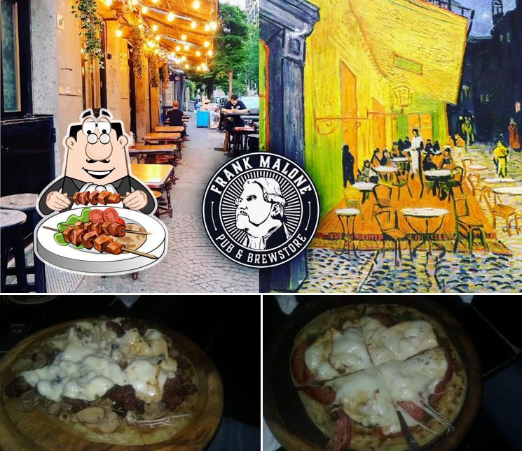 La cibo e interni del ristorante