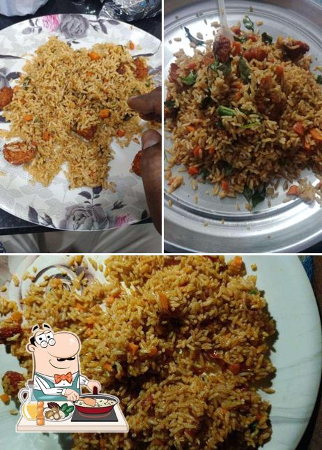 Fried rice at JK Raj Fast Food