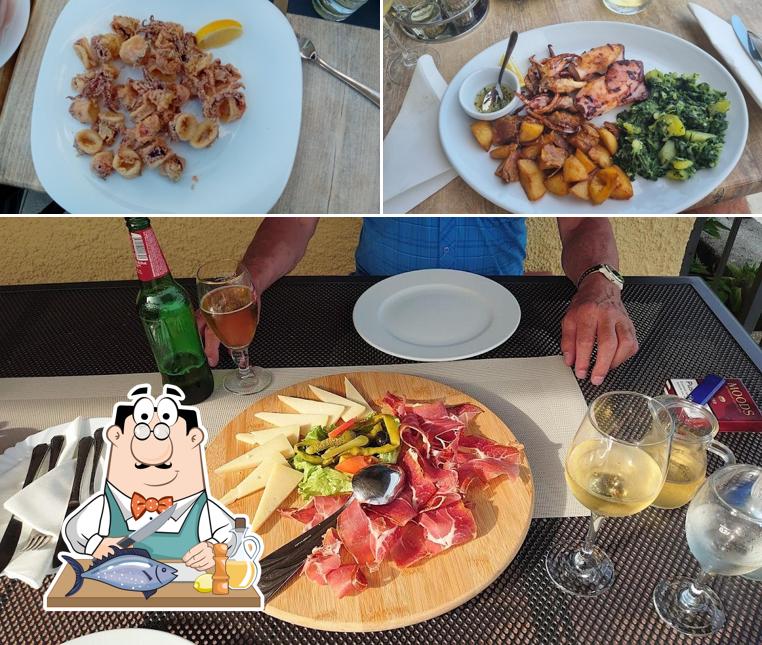 Salmone grigliato al Konoba Lovranska Draga