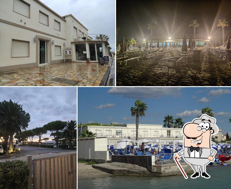 La parte esterna è una caratteristica importante di RISTORANTE LIDO B