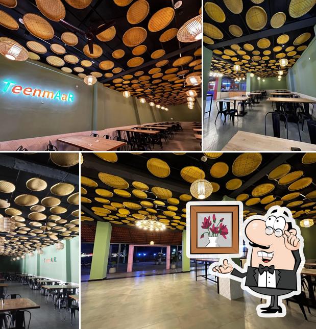 The interior of TeenmAaR Telugu Kitchen