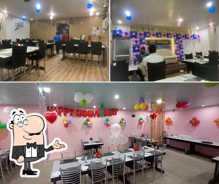 Take a seat at one of the tables at THE RANGE RESTAURANT