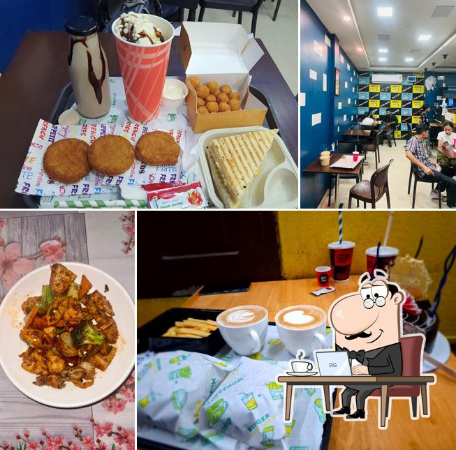 Take a seat at one of the tables at COFFEE 99