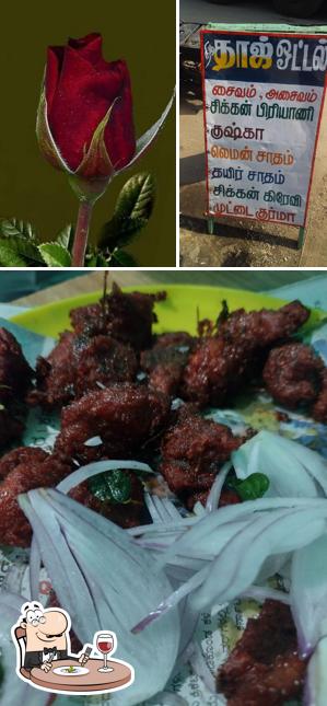 Food at Hotel New Taj
