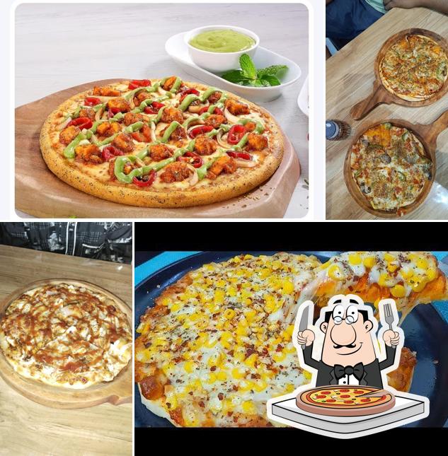 Pick various kinds of pizza