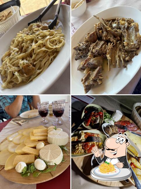 Spaghetti alla carbonara al Agriturismo Silipetto