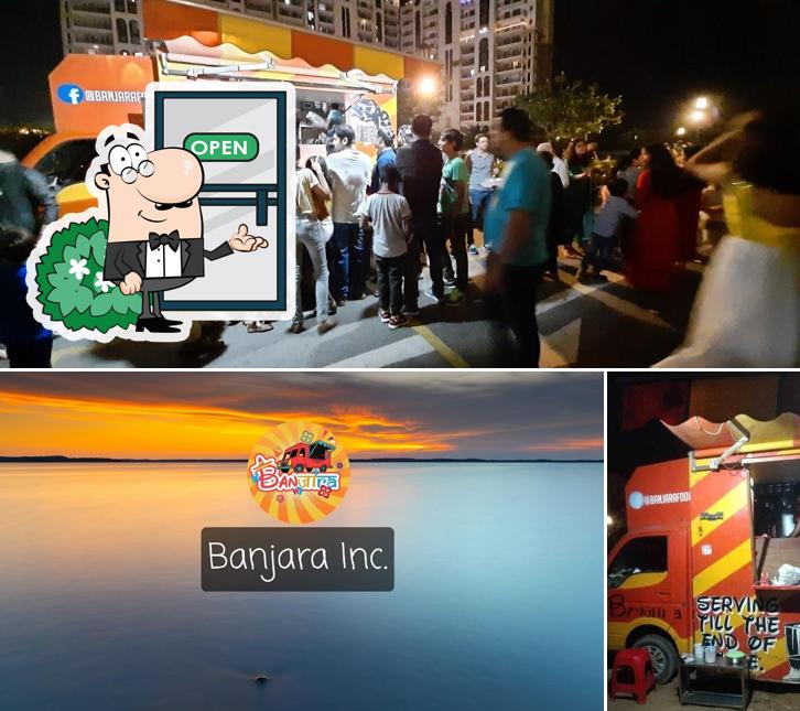 The exterior of Banjara Food Truck