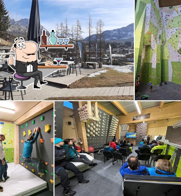 Gli interni di Cortina360 - centro indoor, outdoor & Guide Alpine
