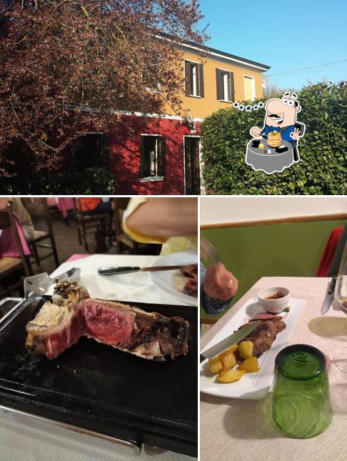 La immagine di cibo e esterno da Osteria al Norge