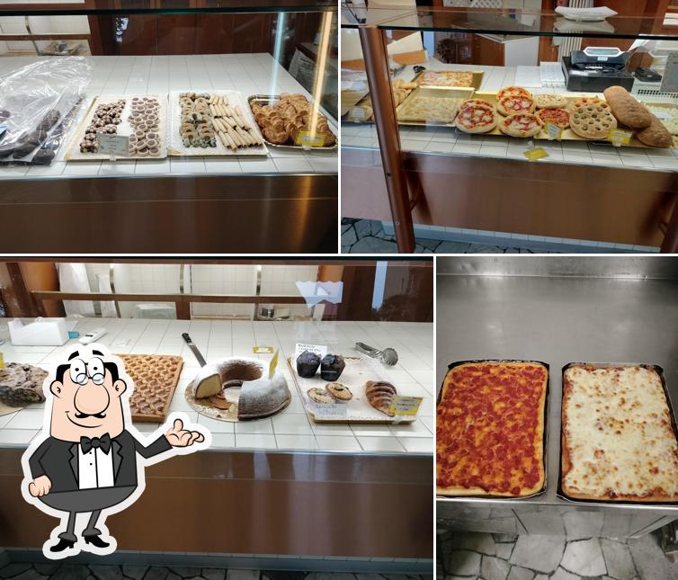 Tra le diverse cose da Panificio Bertuzzi Paderno Dugnano si possono trovare la interni e cibo