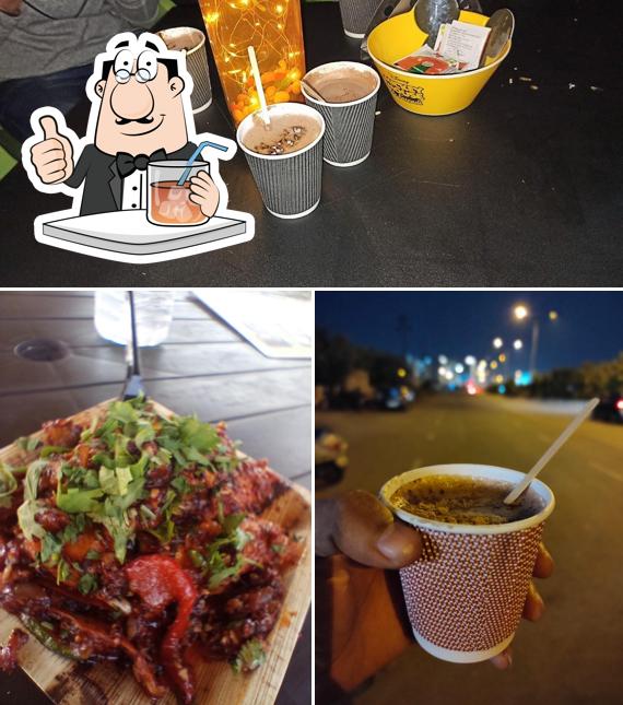 This is the photo showing drink and food at RASTA STREET CAFE (PIPLOD)