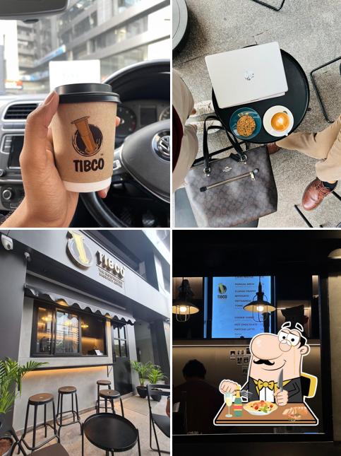 Check out the picture displaying food and interior at Tibco Daily