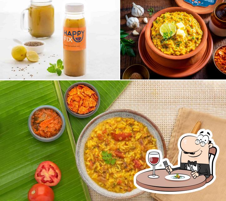 The restaurant's food and beverage