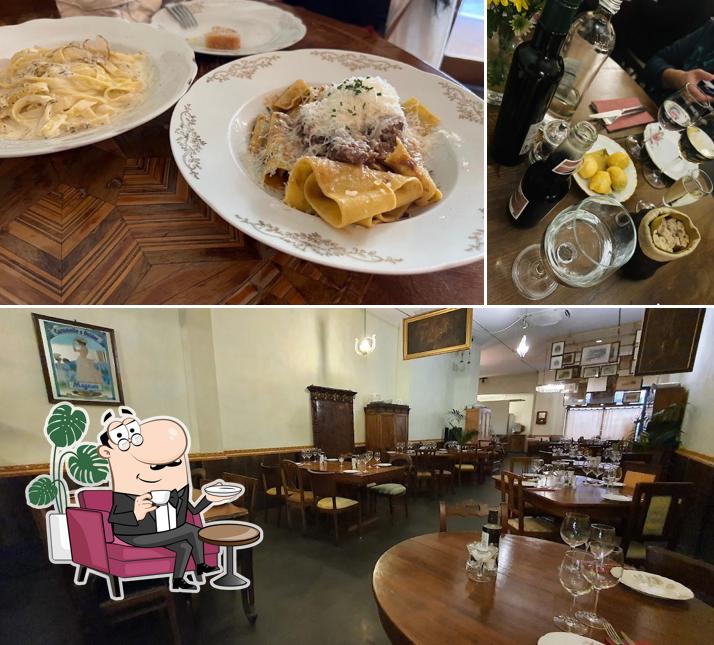 Dai un'occhiata agli interni di Osteria Pastella