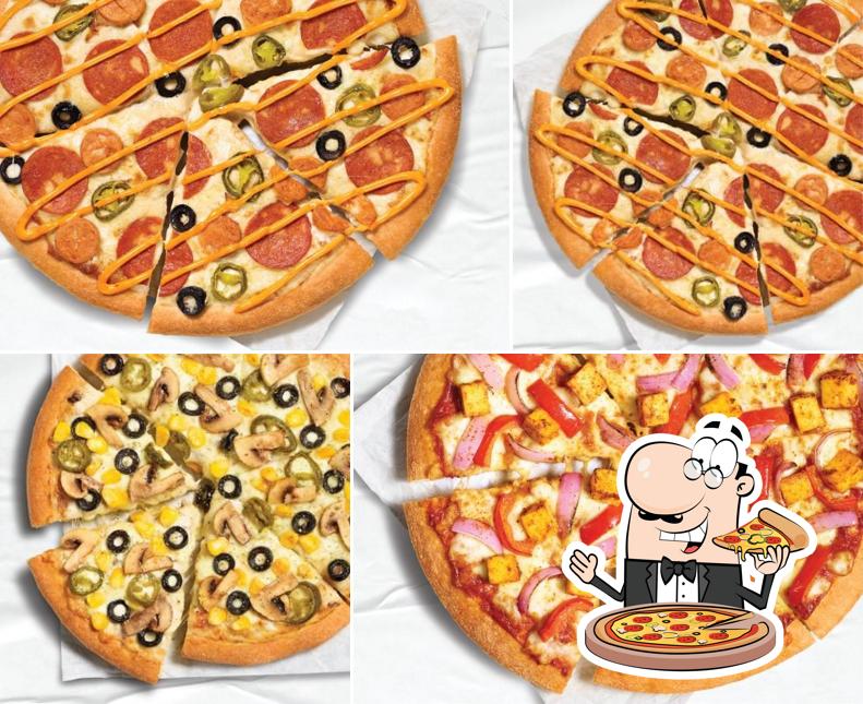 Pick pizza at Pizza Hut