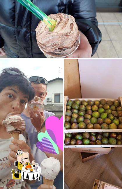 Platti al Gelateria Cioccomenta