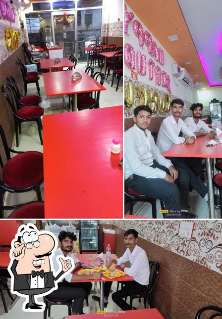 The interior of Shri Marwadi Bhojnalaya & Restaurant