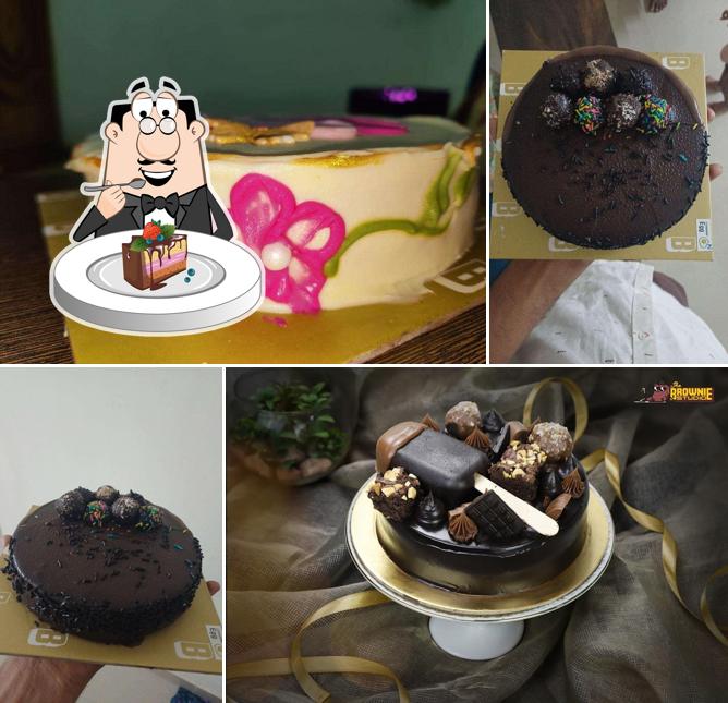 Chocolate cake at The Brownie Studio