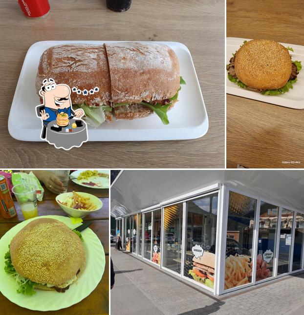 Panino con maiale stirato al Imbiss Schorsch