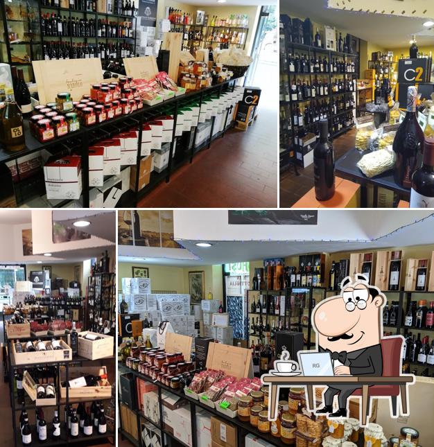 Gli interni di La Cantina di Ale & Co