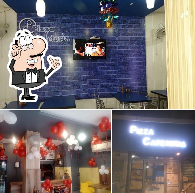 The interior of Pizza Cafeteria