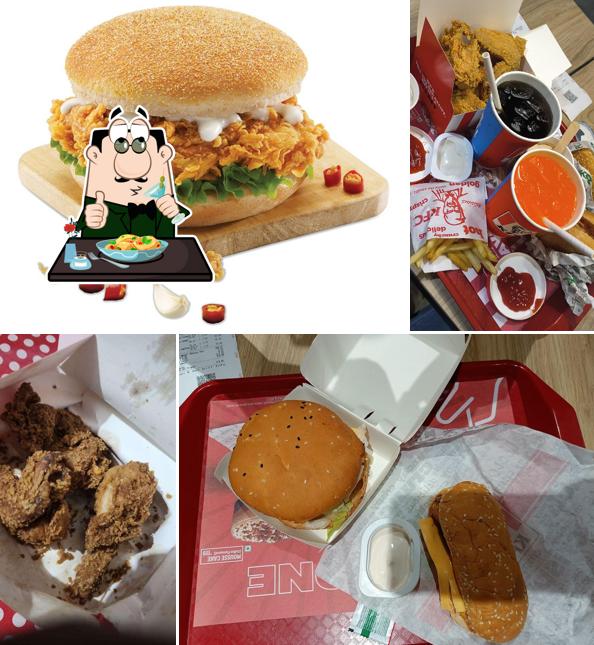 Pulled pork sandwich at KFC