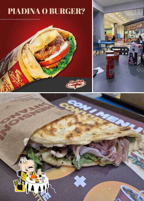 Questa è la foto che presenta la cibo e interni di Piadina Più