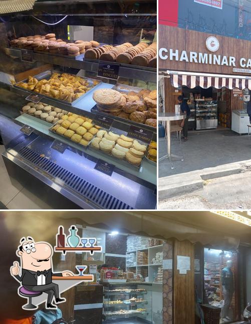 The interior of Charminar Cafe Hyderabadi Irani Tea