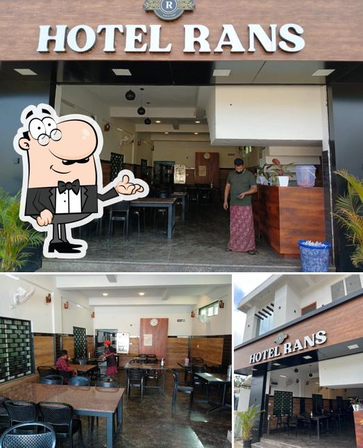 The interior of Hotel Rans