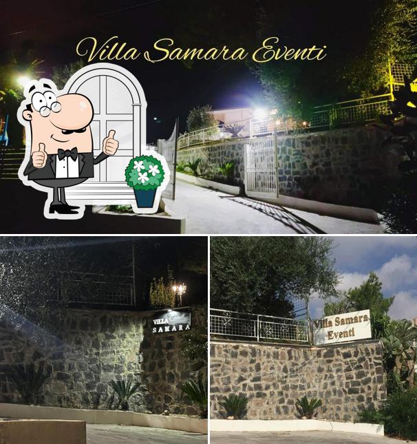 Gli esterni di Villa Samara Eventi