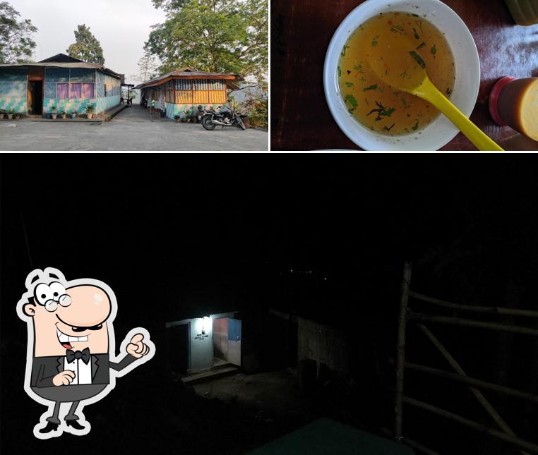 Take a look at the photo displaying exterior and food at Talar's View Point Restaurant