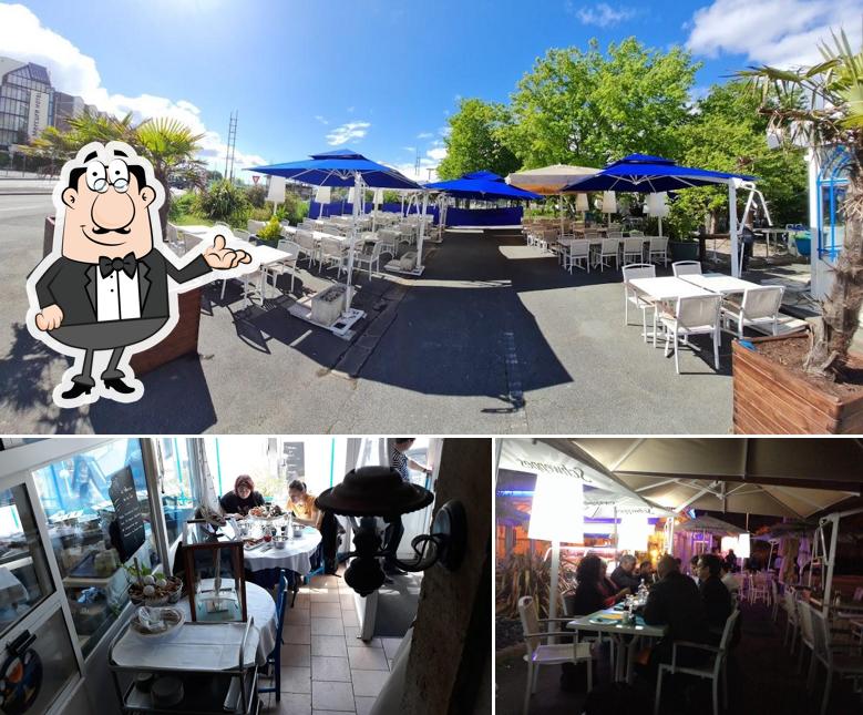Installez-vous à l'une des tables de La Marée La Rochelle