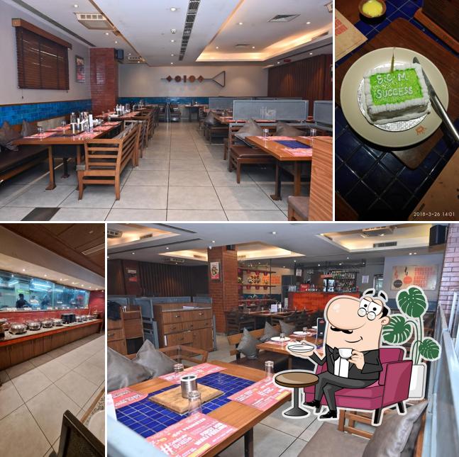 The interior of Barbeque Nation - Jammu
